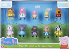 Peppa Pig Dress Up 10 Figure Pack