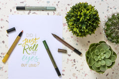 Deco Time Yellow 6 Pack Metallic Twin Markers