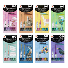 DecoTime 48 Twin Tip Aqua Markers  8 Pack Bundle