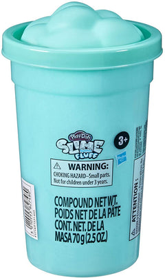 Play-Doh Slime Blue Feathery Fluff Mega Can