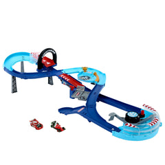 Disney Pixar Cars Global Racers Cup GRC Jumping Raceway Playset
