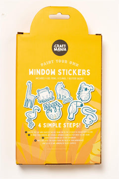 Craft Mania Yellow Paint Your Own Window Art Set