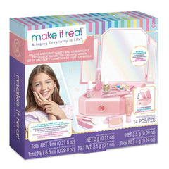 Make It Real Mirrored Vanity and Cosmetic Set
