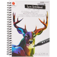 DecoTime 60 Page A4 2-in-1 Twin Sketchbook