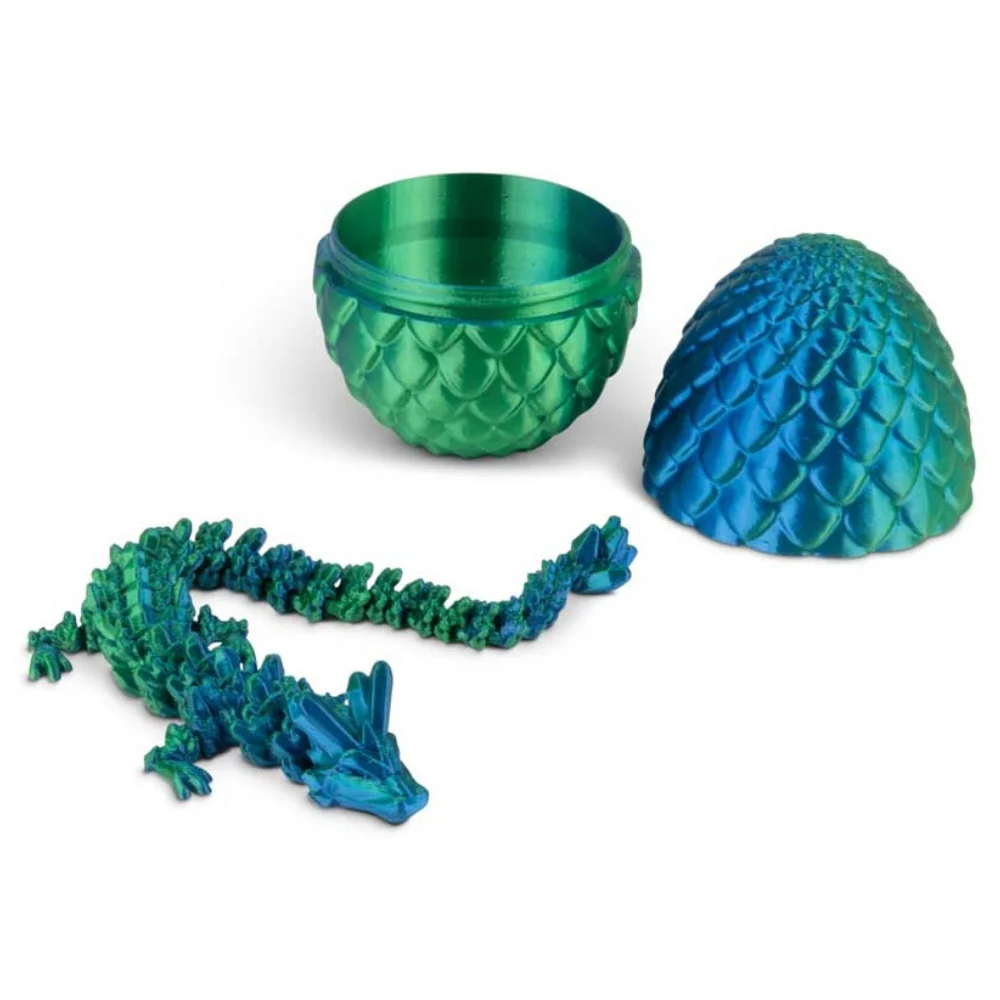 3D Printed Orange Dragon Egg