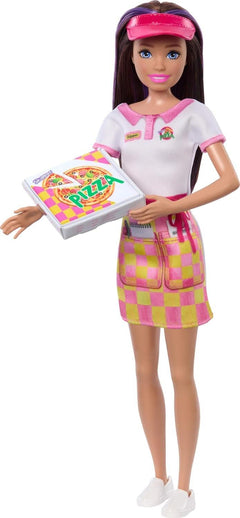 Barbie Skipper First Jobs, Pizzeria Waitress Doll With Accessories