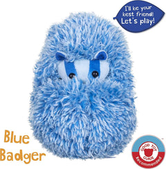 Curlimals Blue the Badger