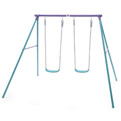 Plum Metal Double Swing Set - Sedna