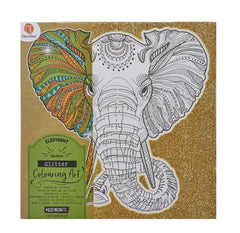 DecoTime 29x29cm Metallic Glitter Canvas