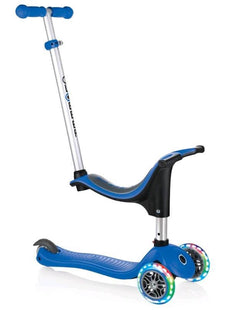 Globber Evo Blue 4 in 1 Scooter with Lights