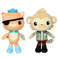 Octonauts Kwazii and Paani 20cm Soft Toy Bundle