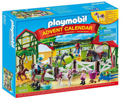 Playmobil Advent Calendar Farm with Flocked Horse 9262