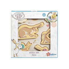 Guess How Much I Love You Wooden Shape Puzzle