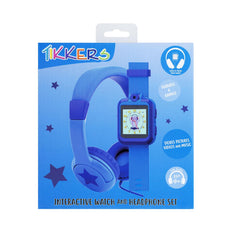Tikkers Interactive Watch & Headphones Set - Blue