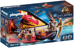 Playmobil Novelmore Knights Burnham Raiders Fire Ship 70641