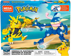Mega Construx Pokémon Greninja Vs. Electabuzz