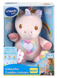 VTech Baby Colourful Cuddles Unicorn Plush