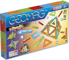 Geomag Confetti Construction 83 Piece Set