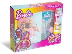 Barbie UV Reveal Light Up Diary Set