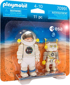 Playmobil 70991 DuoPack ESA Astronaut and ROBert