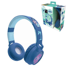 Disney Stitch 3D Bluetooth and Wired Foldable Headphones