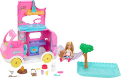 Barbie Toy Camper and Chelsea Doll Playset