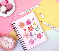 Deco Time 10 Aqua Markers in Deco Tray - Pink