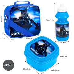 Star Wars The Mandalorian 3pc Lunch Bag Set