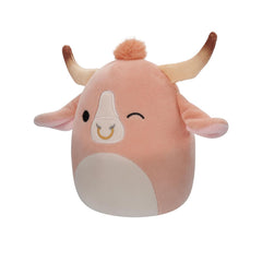 Original Squishmallows 16-Inch - Howland the Peach Brahma Bull