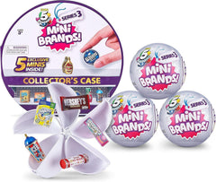 Zuru 5 Surprise Mini Brands Series 3 Collectors Case with 4 Exclusive Minis