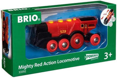 BRIO Mighty Red Action Wooden Locomotive