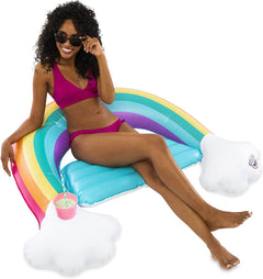 Bigmouth Rainbow Inflatable Pool Float