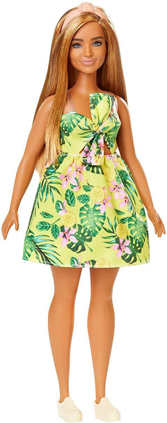 Barbie Fashionista Yellow Dress Doll