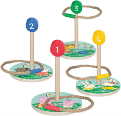 Peppa Pig Wooden Ring Toss Game