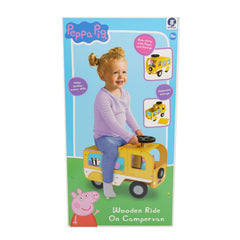 Peppa Pig Wooden Campervan Ride On
