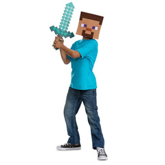 Minecraft Sword & Mask Set Costume