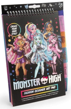 Monster High Fashion Designer Art Pad