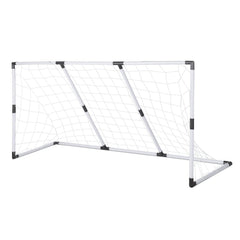 Large Football Goal with Ball and Pump