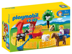 Playmobil 1.2.3 Petting Zoo With 5 Animals 6963