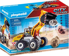 Playmobil City Action Construction Front End Loader with Movable Bucket 70445