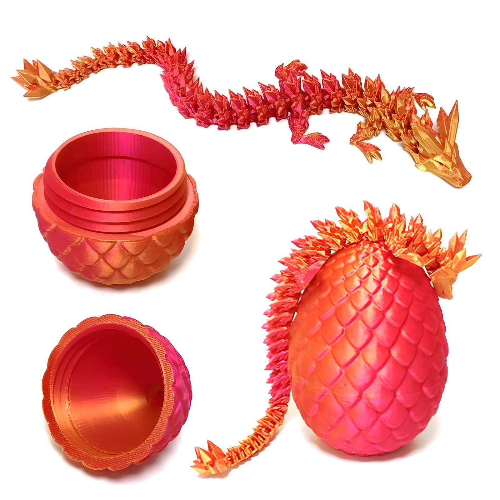 3D Printed Green Dragon Egg