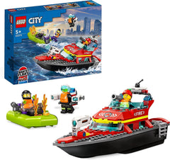LEGO  City Fire Rescue Boat 60373