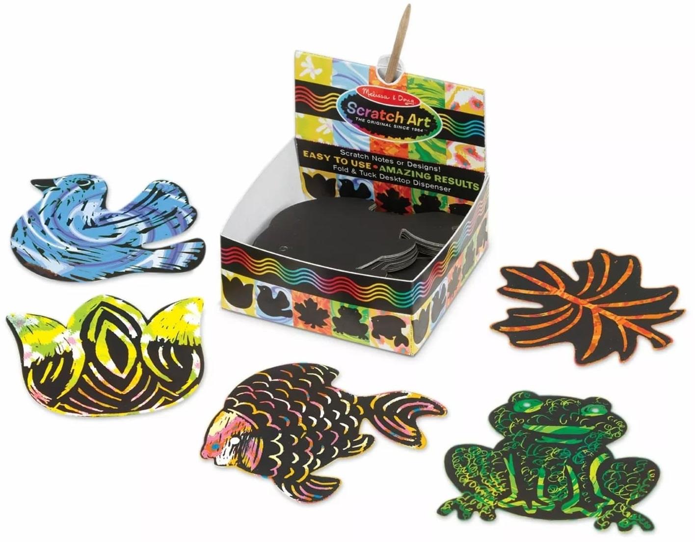 Melissa & Doug Ocean Scratch Art Cards