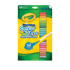Crayola Super Tips Washable Markers 50 Pack