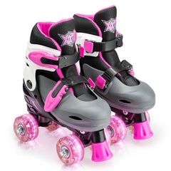 Xootz Quad Led Skates - Pink Small