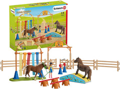 Schleich Farm World Pony Agility Training Playset