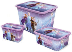 Disney Frozen Set of 3 Toy Storage Boxes