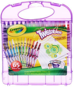 Crayola Mini Twistables Crayon 65 Piece Kit Purple