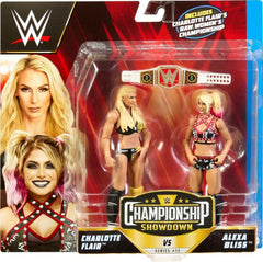 WWE Championship Showdown Charlotte Flair vs Alexa Bliss 2-Pack Figures