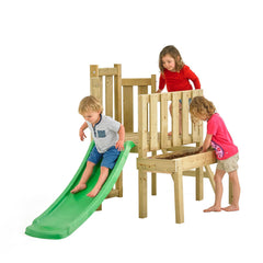 TP Forest Toddler Wooden Climbing Frame and Slide